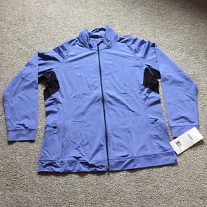 Jockey NWT Periwinkle Blue Warm Up Jacket size XL